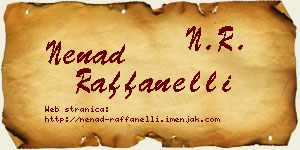Nenad Raffanelli vizit kartica